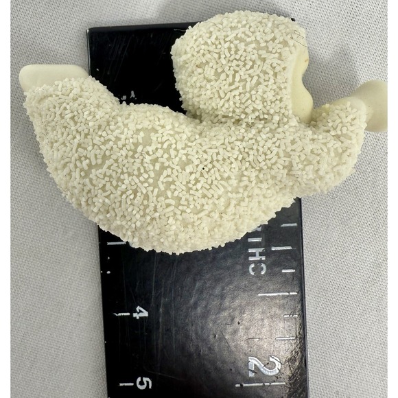 Vintage Dept 56 Snowbabies Friendship Bisque Brooch Pin 1998 2" EUC - Picture 6 of 6